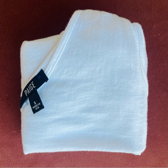 PAIGE | S | Rylen Knot Shoulder Cotton Blend Light Tank Cami Nordstrom - Picture 10 of 13